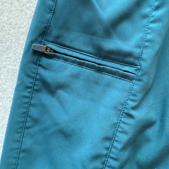 IRG Womens Jogger Scrub Pants With Pockets Teal Size MDT Polyester/Spandex Blend - Picture 3 of 7